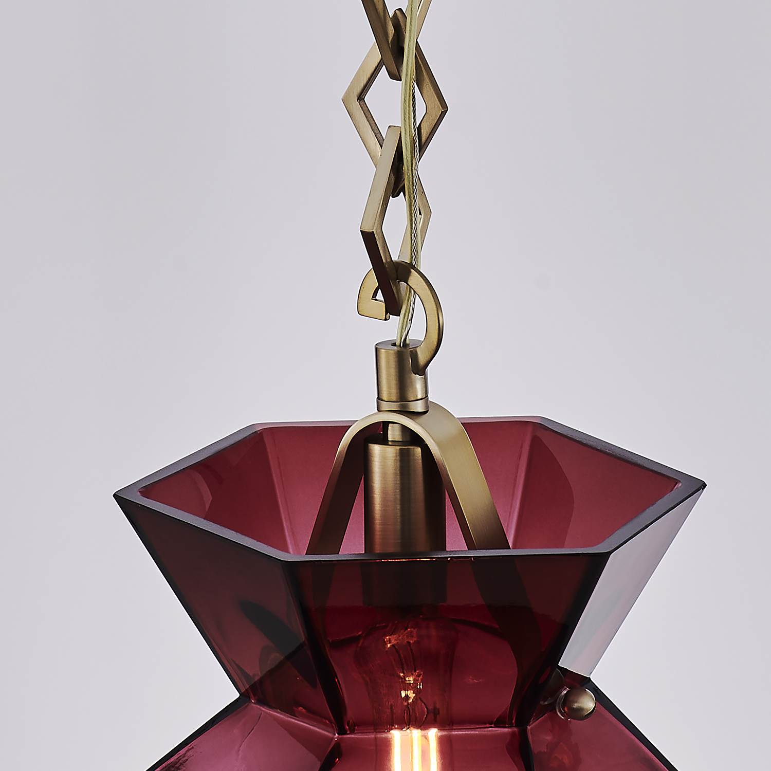 Bolsa 8-in 1 Light (40-watt) Winter Brass Pendant - Image 5
