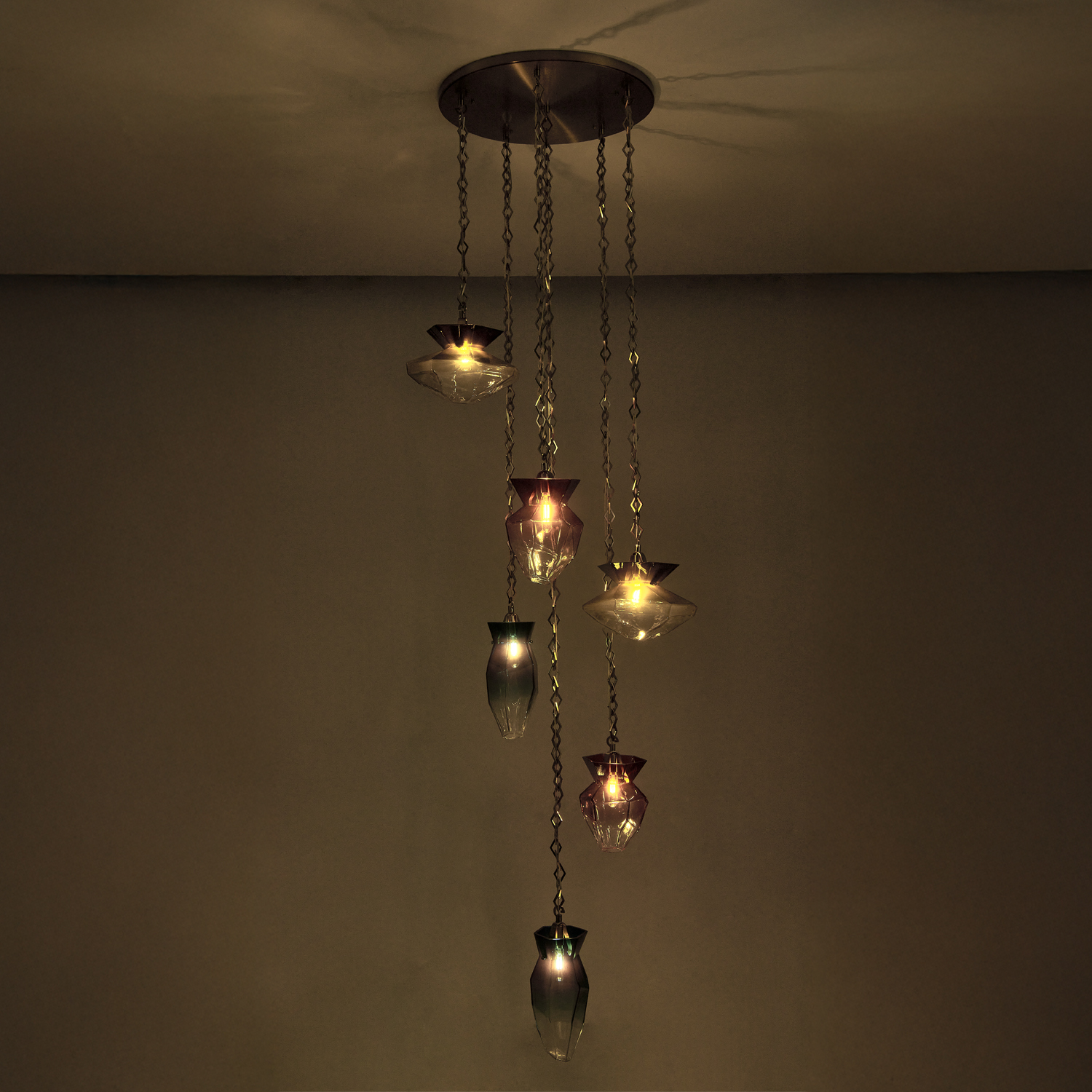 Bolsa 31-in 6 Light (40-watt) Winter Brass Chandelier - Image 12
