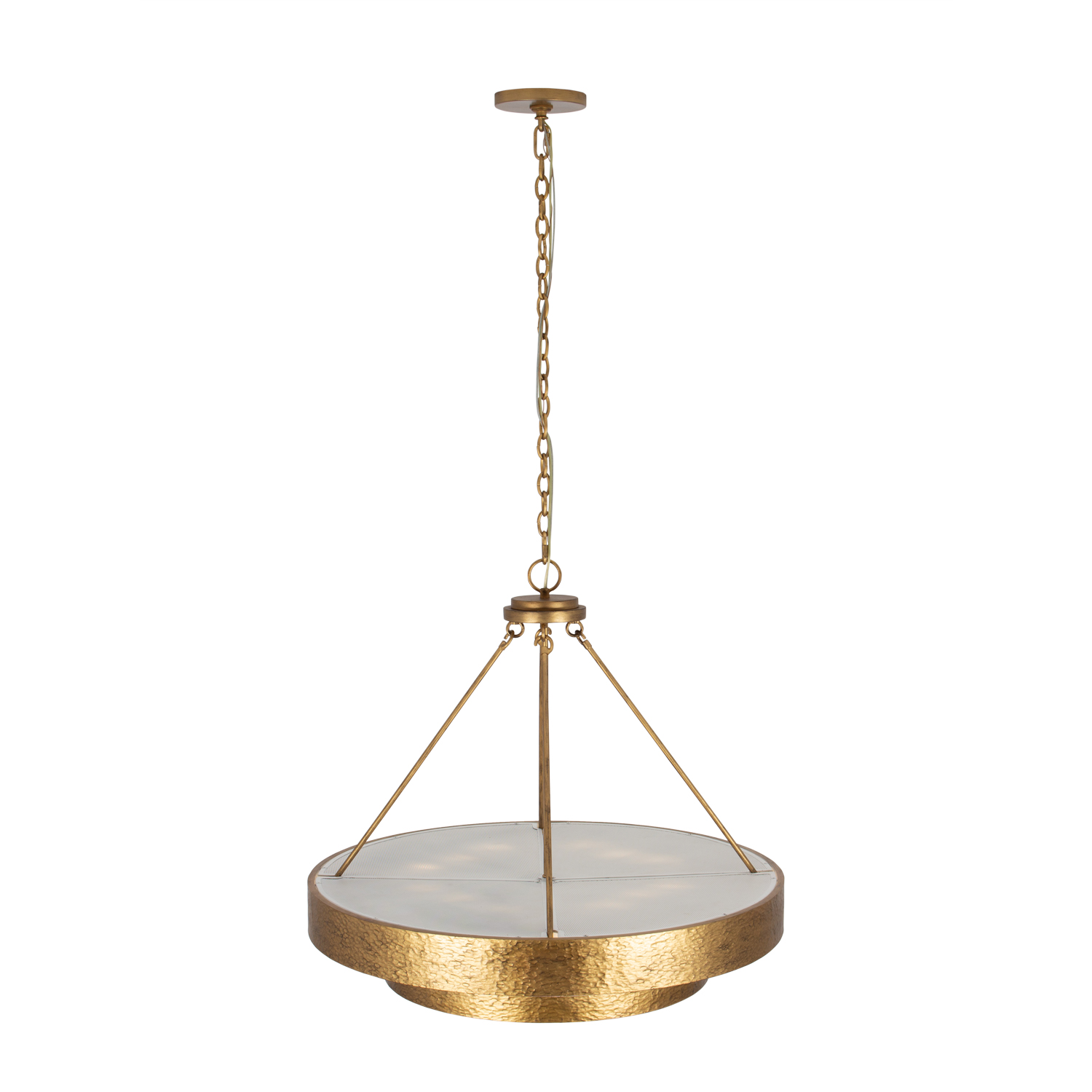 Moda 32-in 12 Light (6-watt) Rustic Gold Chandelier - Image 4