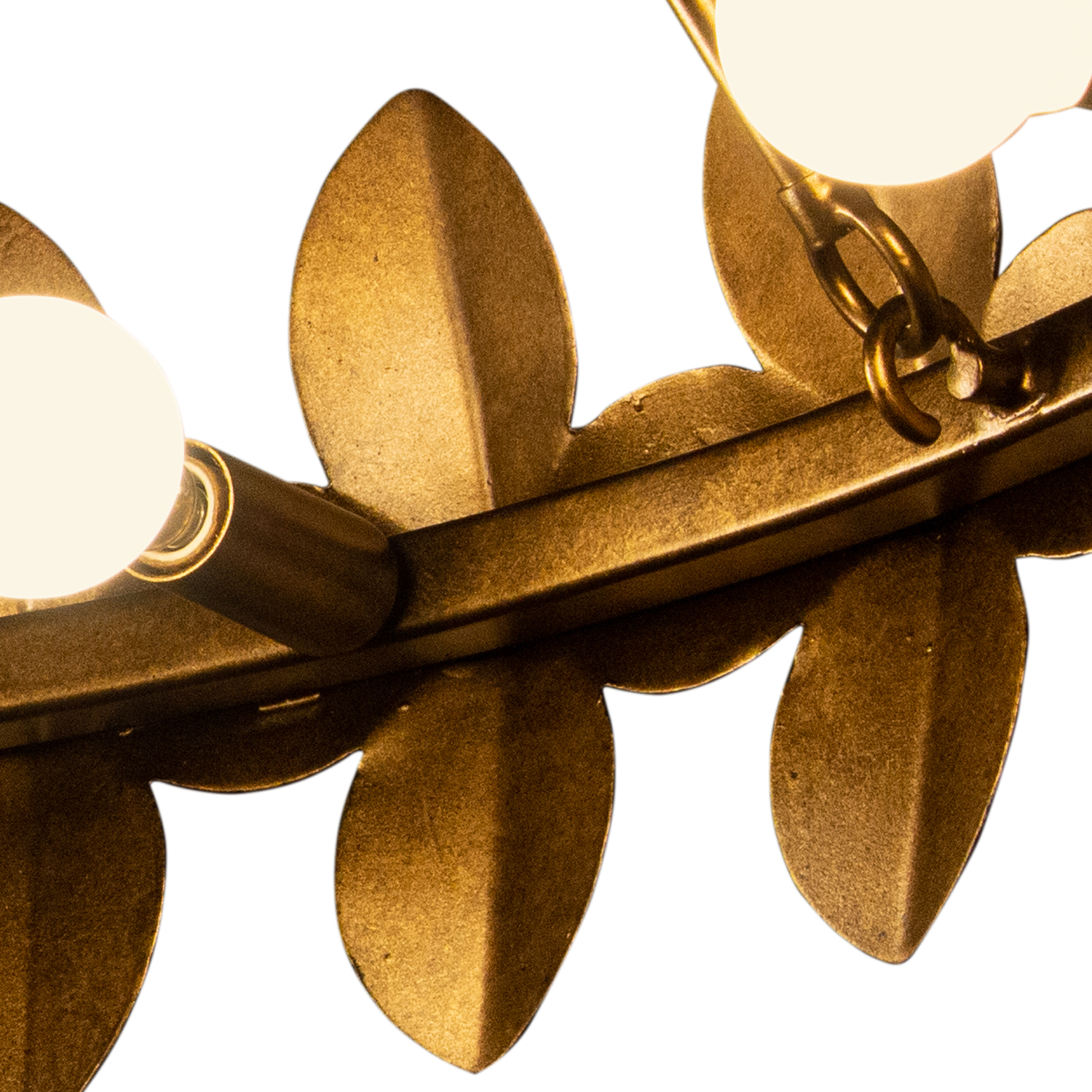 Vittoria 34-in 9 Light (40-watt) Pearlized Antique Brass Chandelier - Image 9