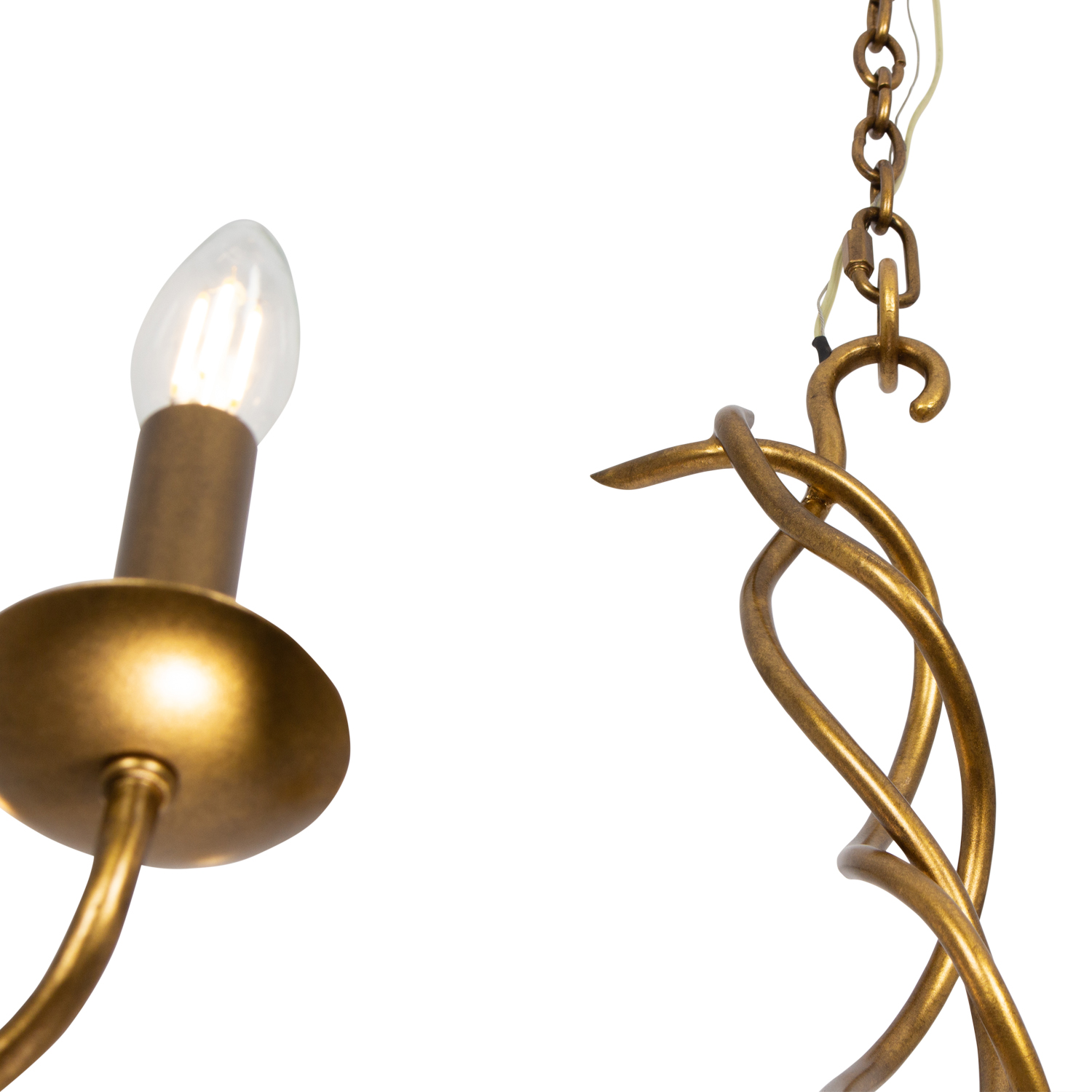 Rizo 28-in 6 Light (40-watt) Oil Rubbed Bronze Chandelier - Image 4