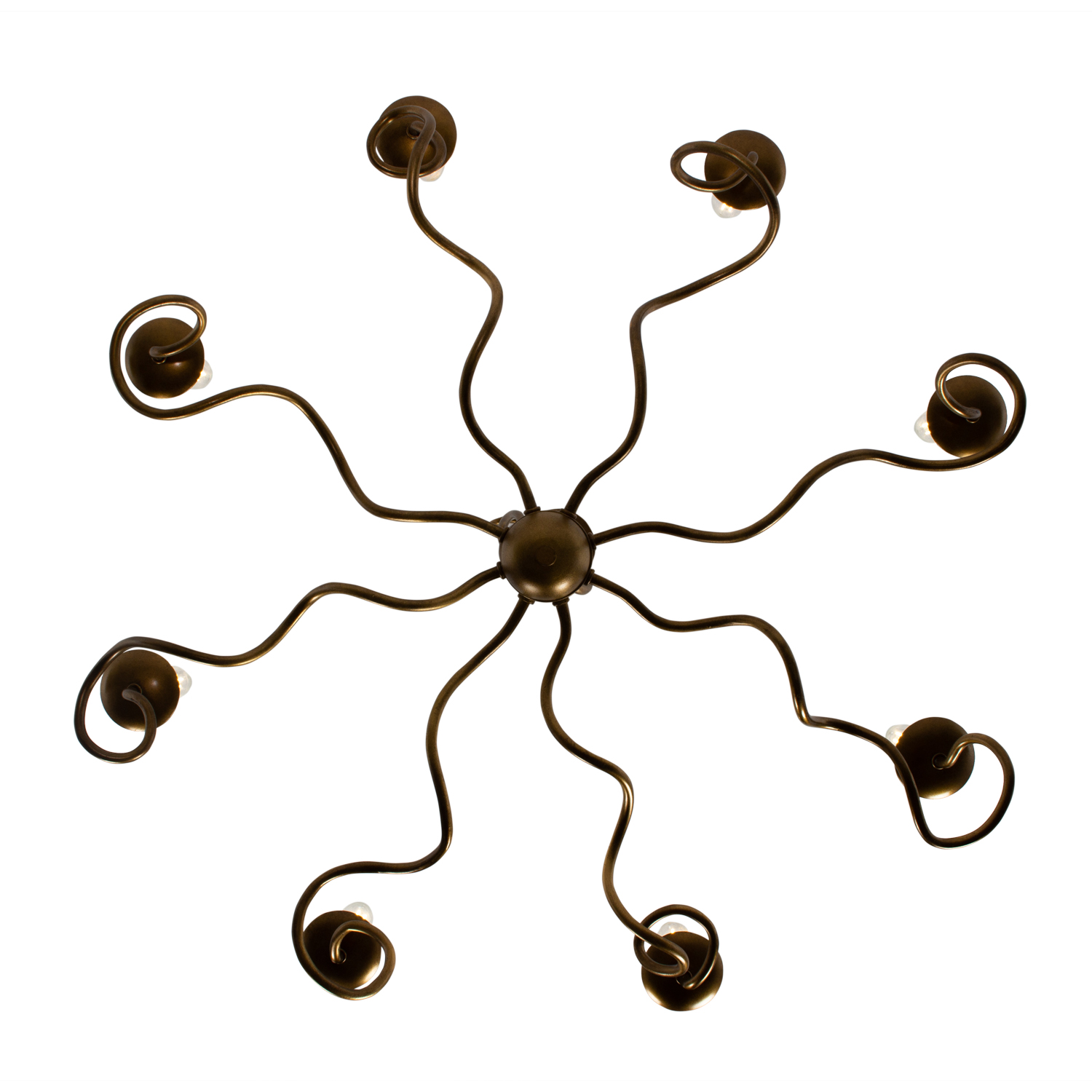 Rizo 36-in 8 Light (40-watt) Oil Rubbed Bronze Chandelier - Image 2