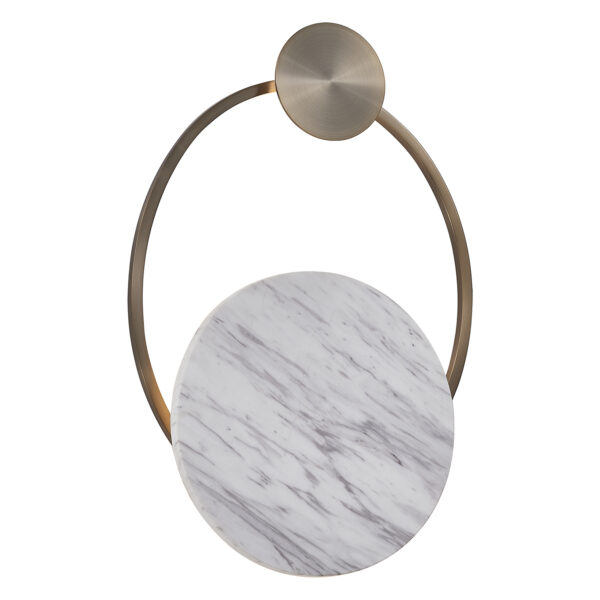 Spilla 18-in (5-watt) LED Brushed Champagne Gold Wall Sconce