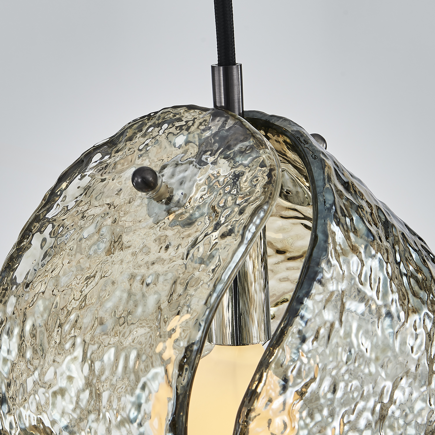 Pallina 7.5-in 1 Light (40-watt) Satin Black Nickel Pendant - Image 6