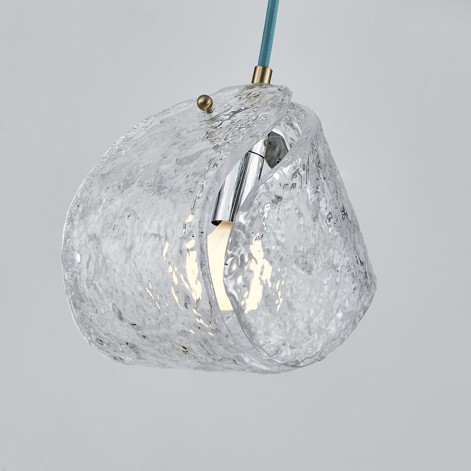 Pallina 7.5-in 1 Light (40-watt) Winter Brass Pendant - Image 4
