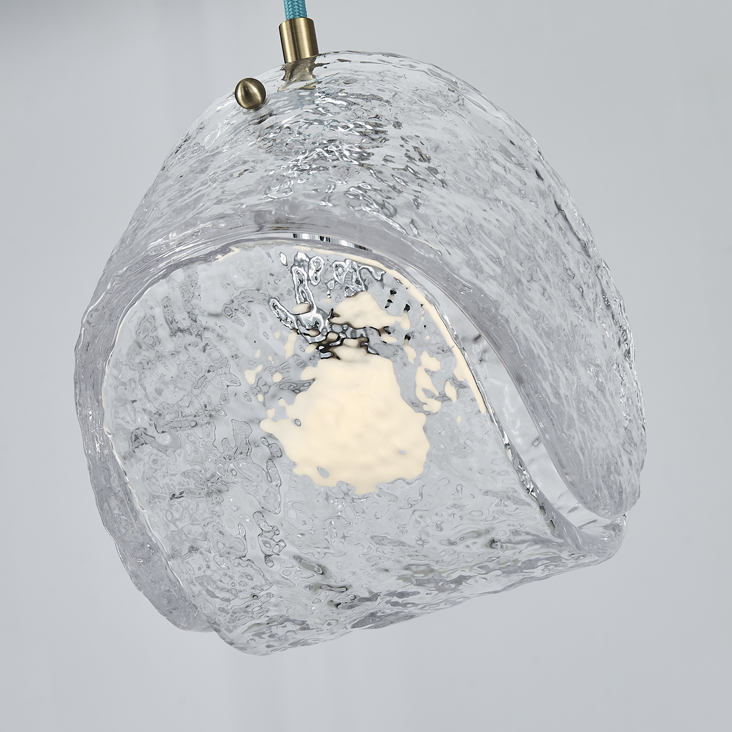 Pallina 7.5-in 1 Light (40-watt) Winter Brass Pendant - Image 6