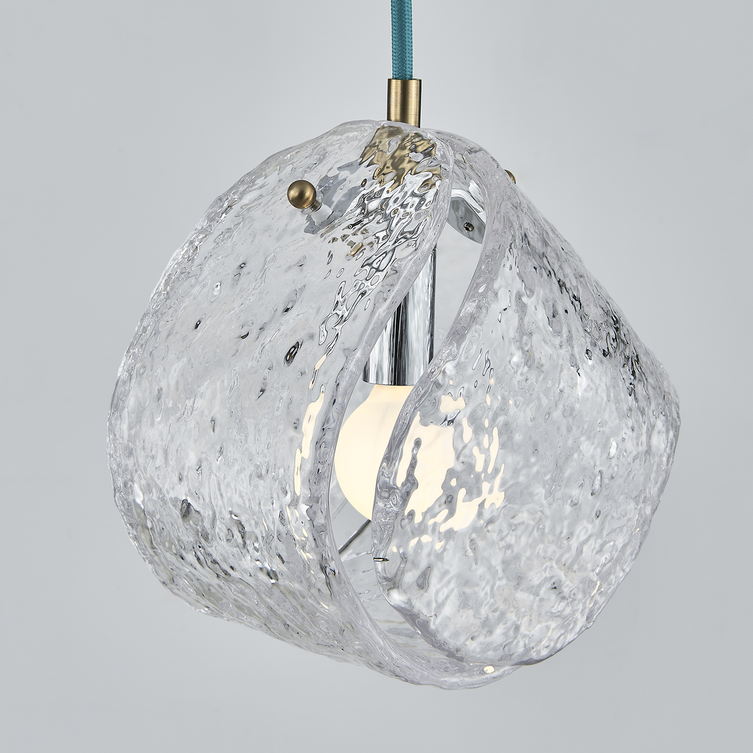 Pallina 7.5-in 1 Light (40-watt) Winter Brass Pendant - Image 8