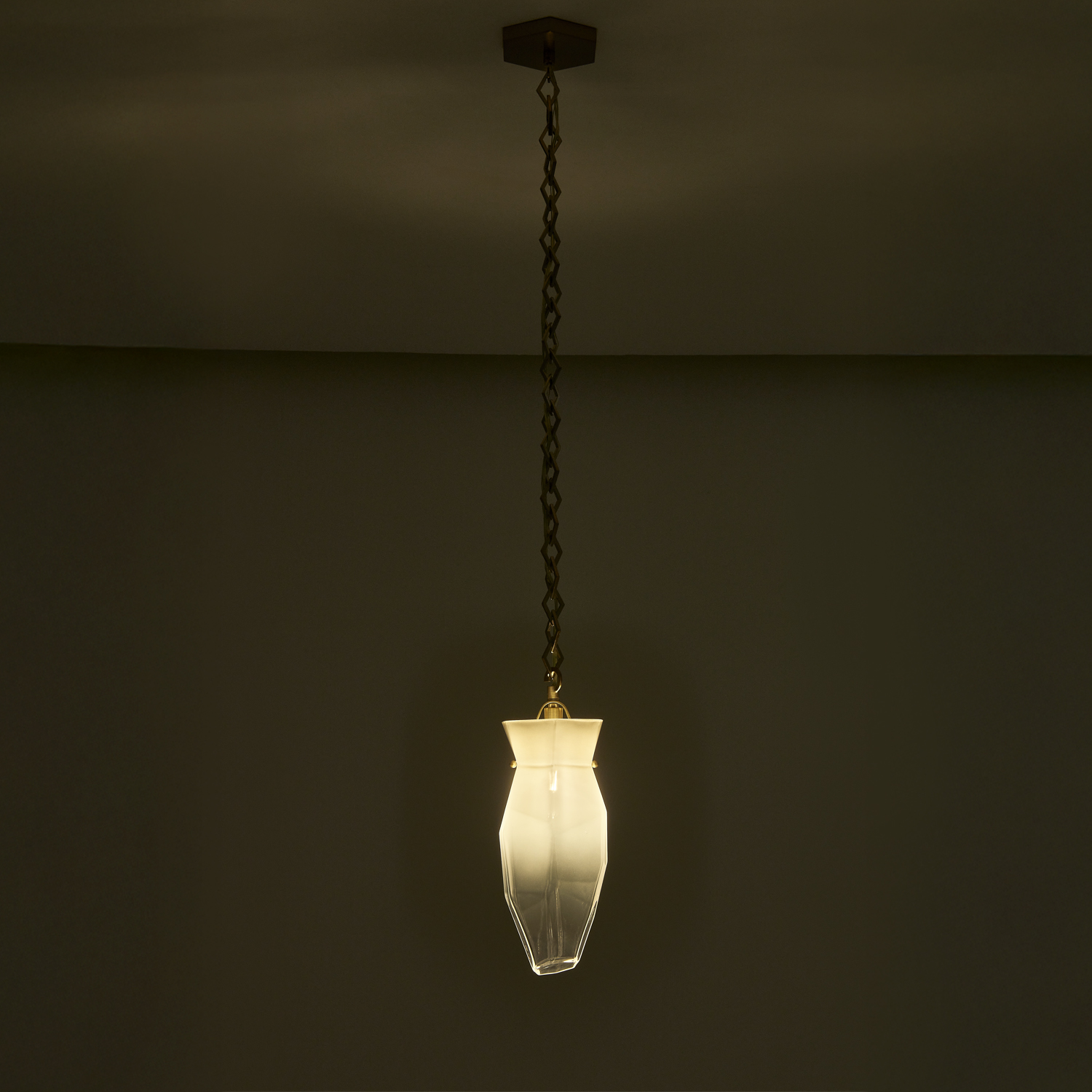 Bolsa 6.5-in 1 Light (40-watt) Winter Brass Pendant - Image 8