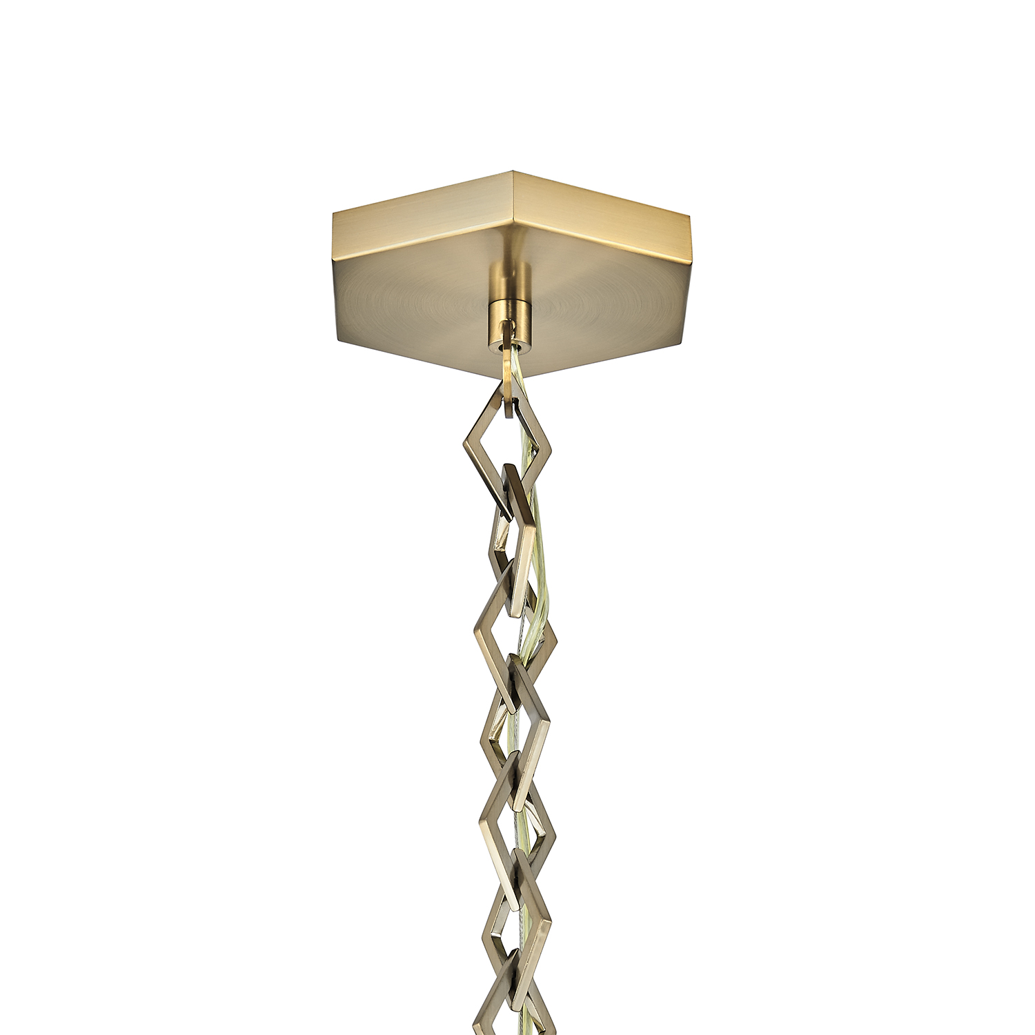 Bolsa 8-in 1 Light (40-watt) Winter Brass Pendant - Image 6