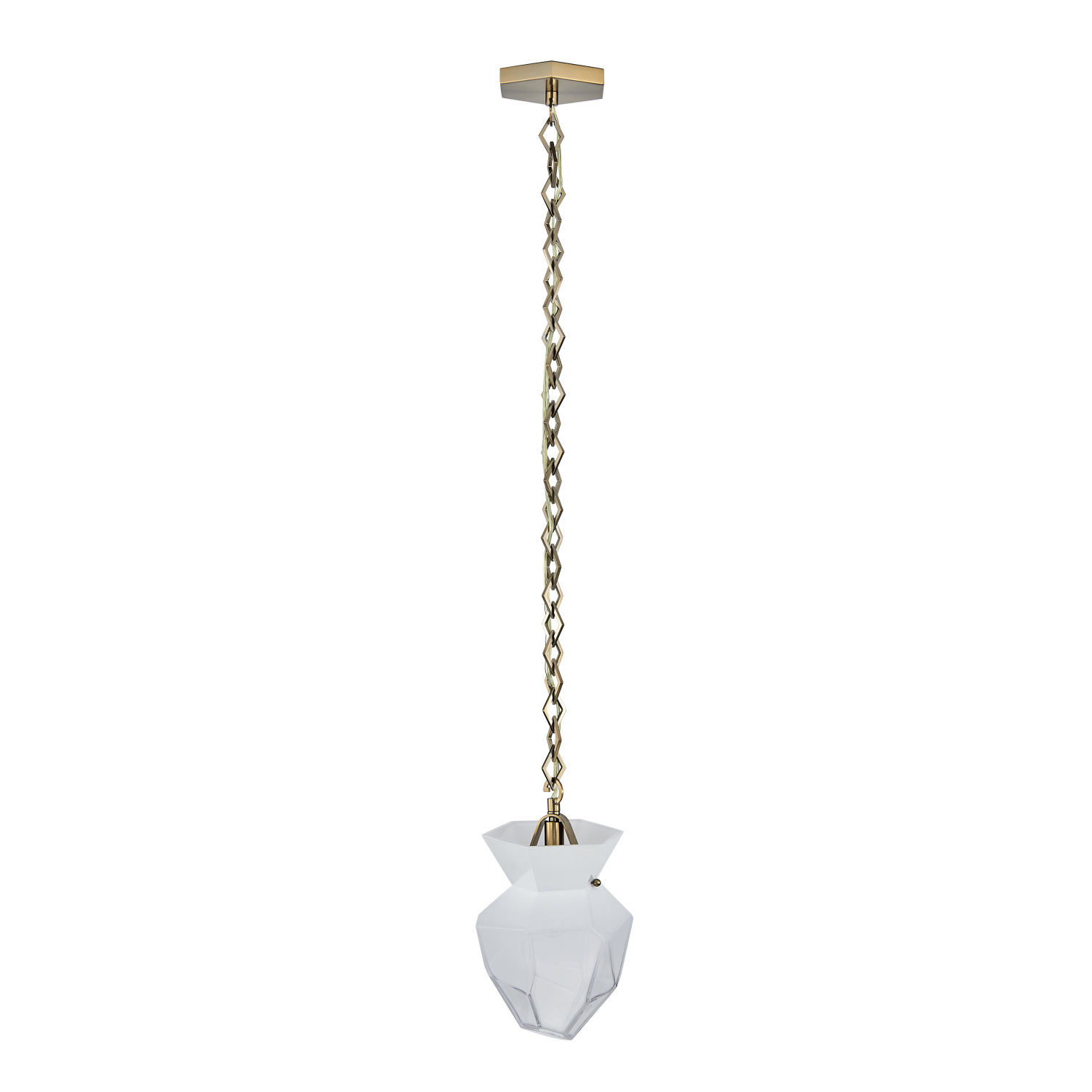 Bolsa 8-in 1 Light (40-watt) Winter Brass Pendant - Image 8