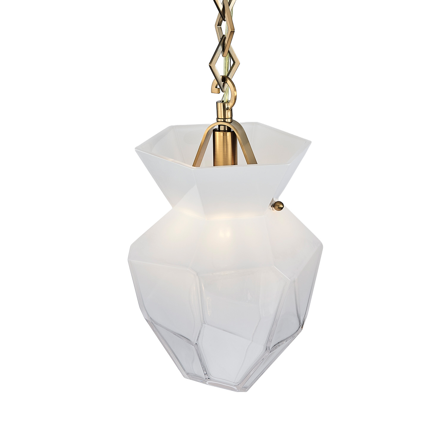 Bolsa 8-in 1 Light (40-watt) Winter Brass Pendant - Image 4