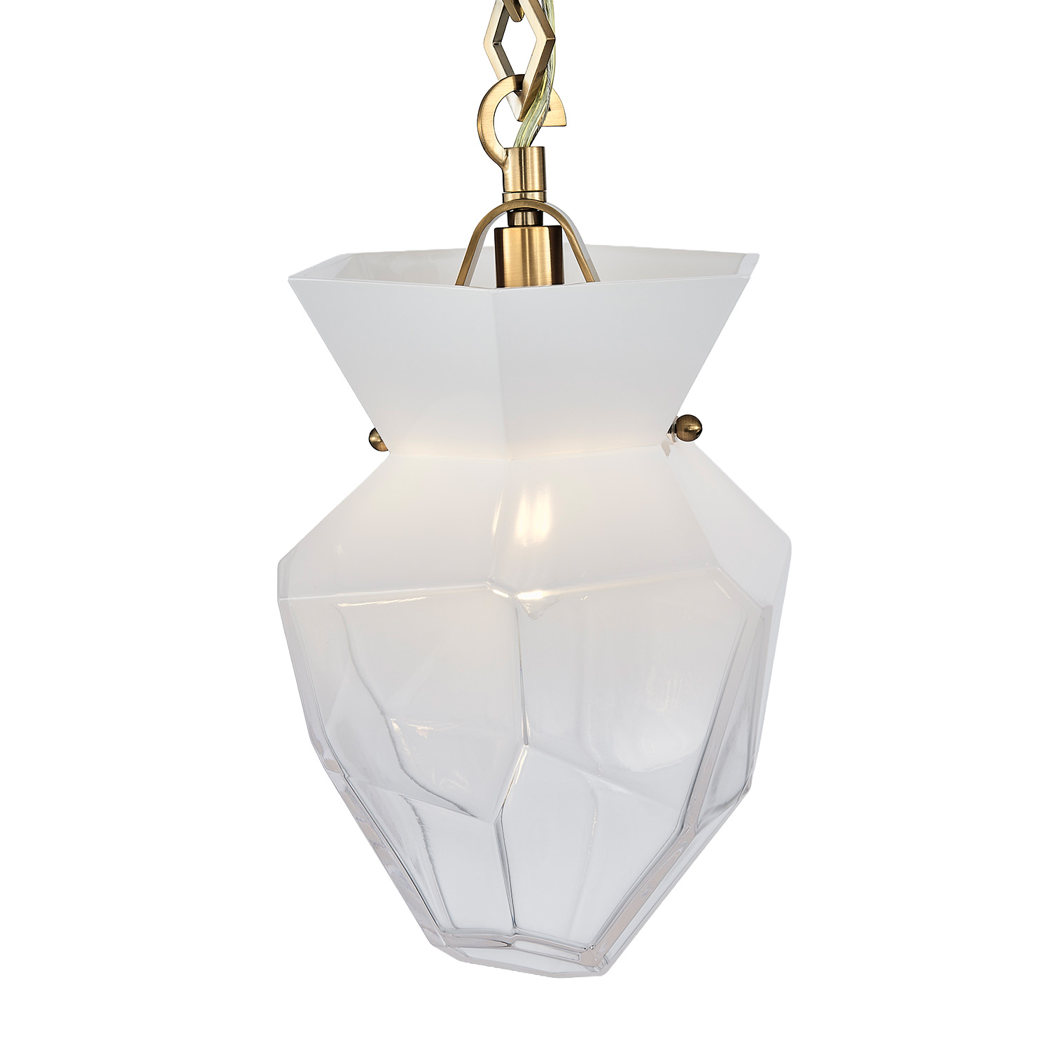 Bolsa 8-in 1 Light (40-watt) Winter Brass Pendant - Image 3