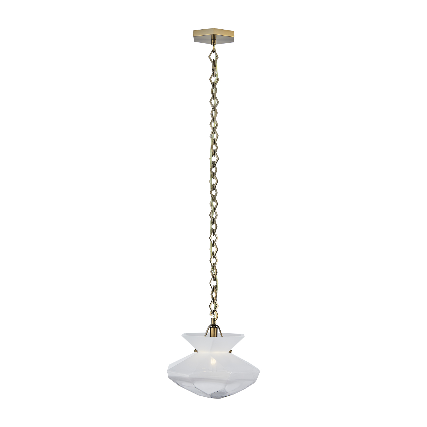 Bolsa 12-in 1 Light (40-watt) Winter Brass Pendant - Image 5