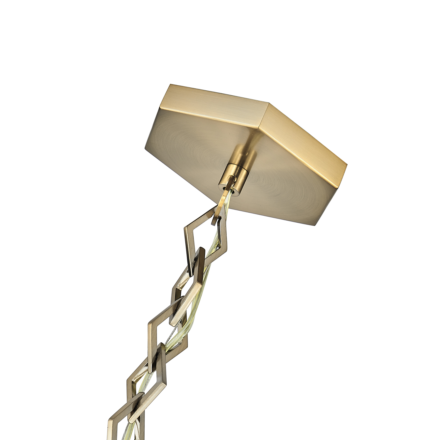 Bolsa 12-in 1 Light (40-watt) Winter Brass Pendant - Image 8