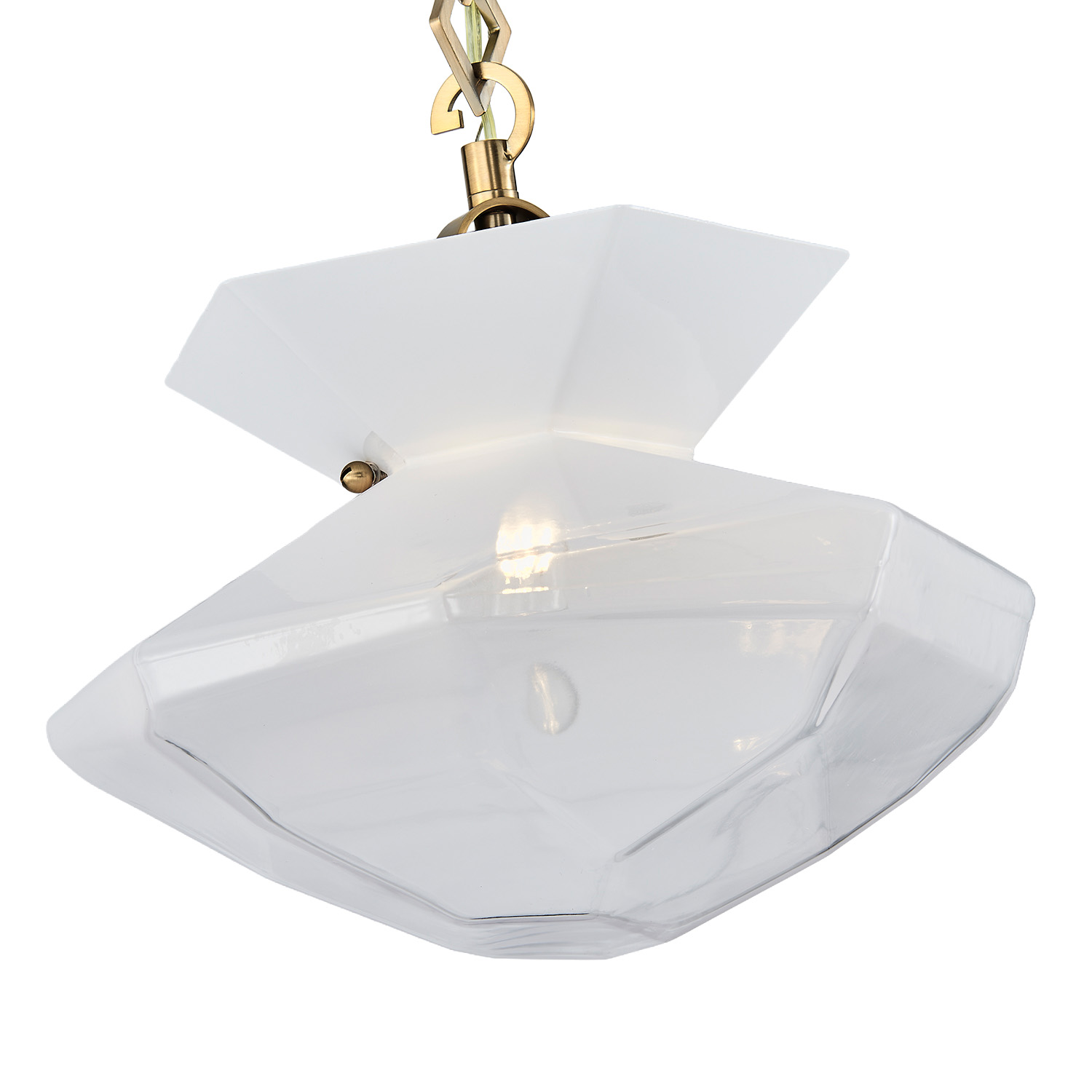 Bolsa 12-in 1 Light (40-watt) Winter Brass Pendant - Image 2