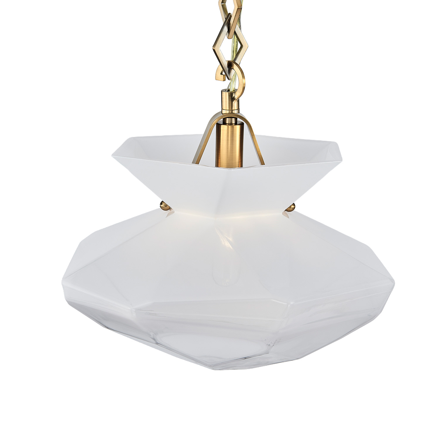Bolsa 12-in 1 Light (40-watt) Winter Brass Pendant - Image 3