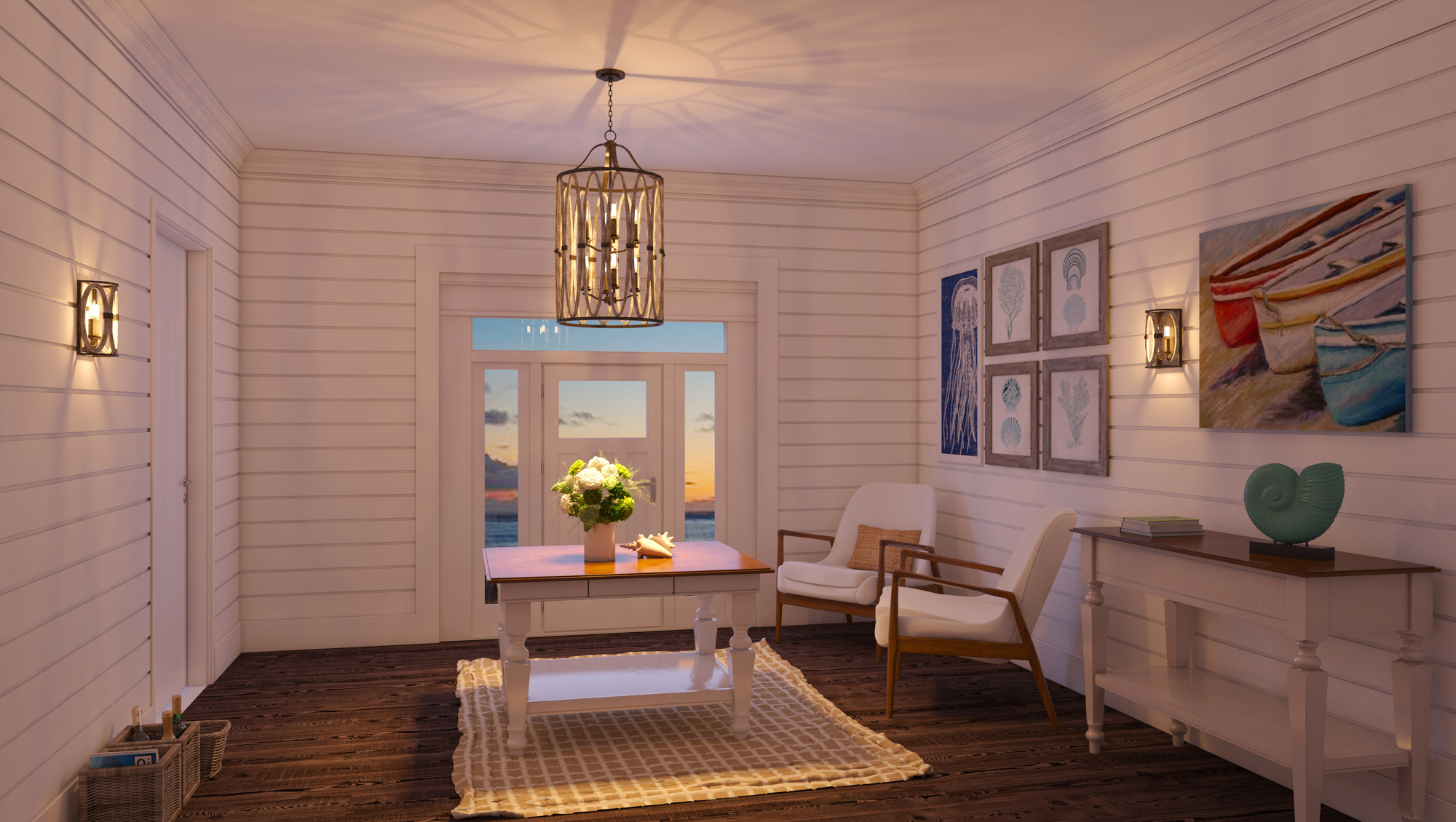 Belmont 8 Light Foyer - Image 2
