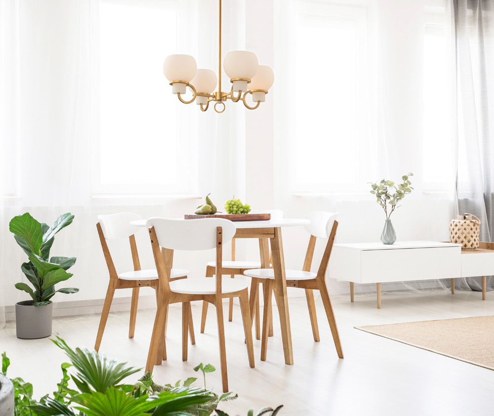 Ascher 4 Light Chandelier - Image 2