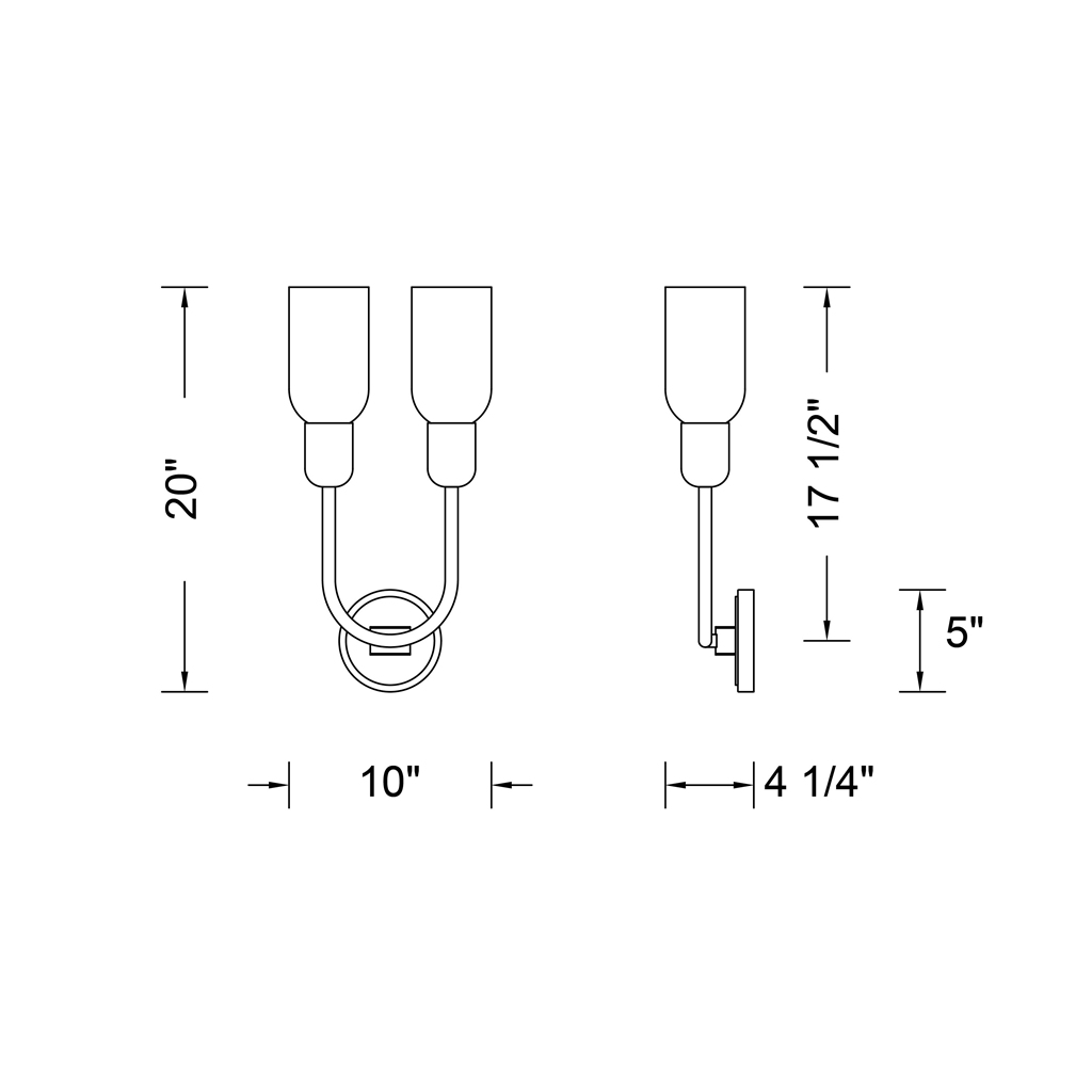 Verde 10-in 2 Light (40-watt) Satin Brass Wall Sconce - Image 15