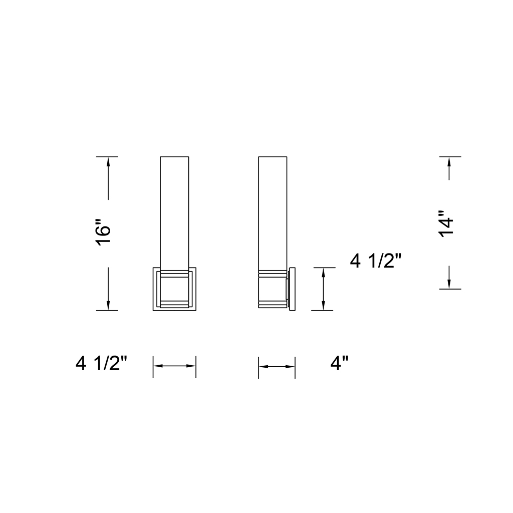 Kiriko 16.25-in (6-watt) LED Winter Brass Wall Sconce - Image 7