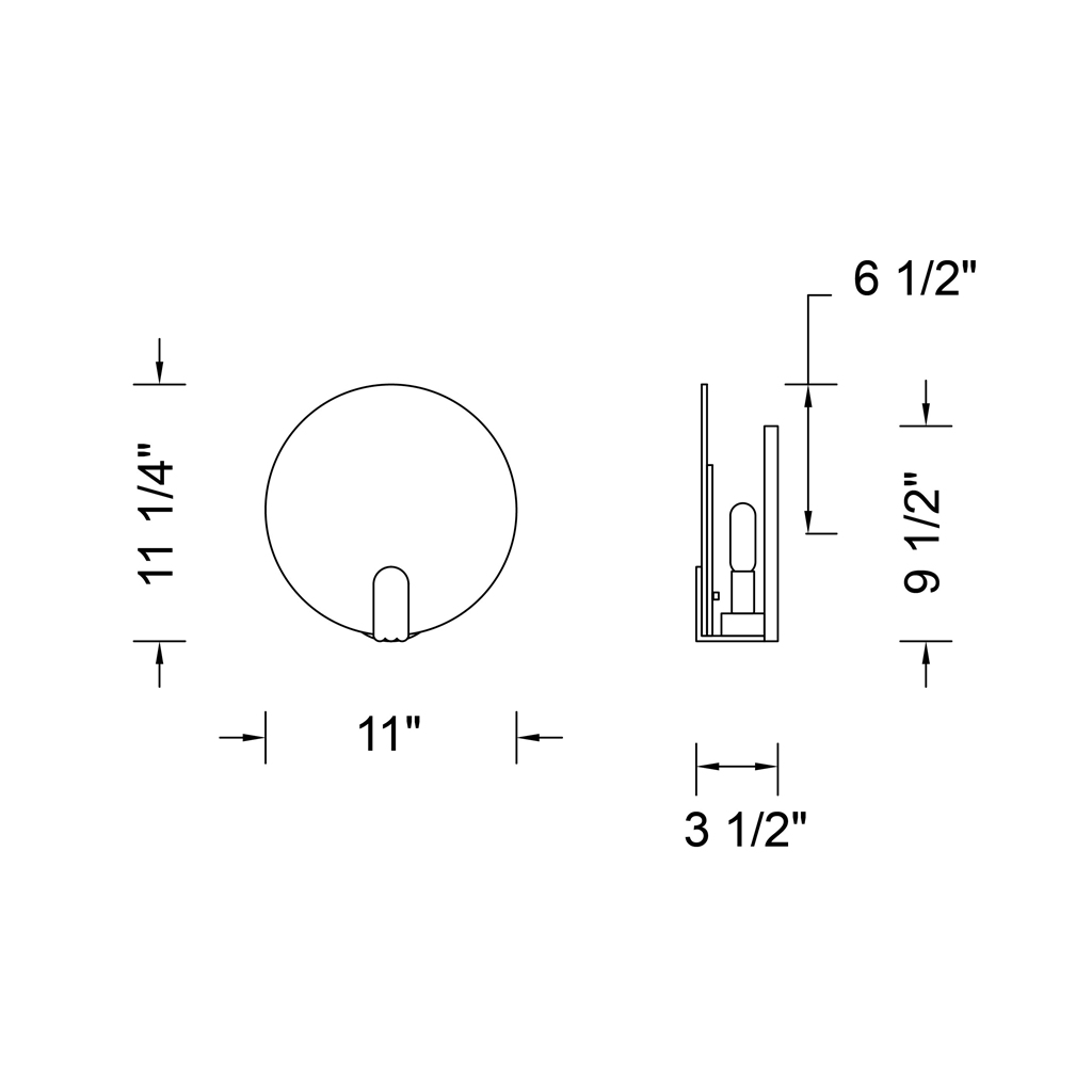 Optics 11-in 1 Light (6-watt) Winter Brass Wall Sconce - Image 22