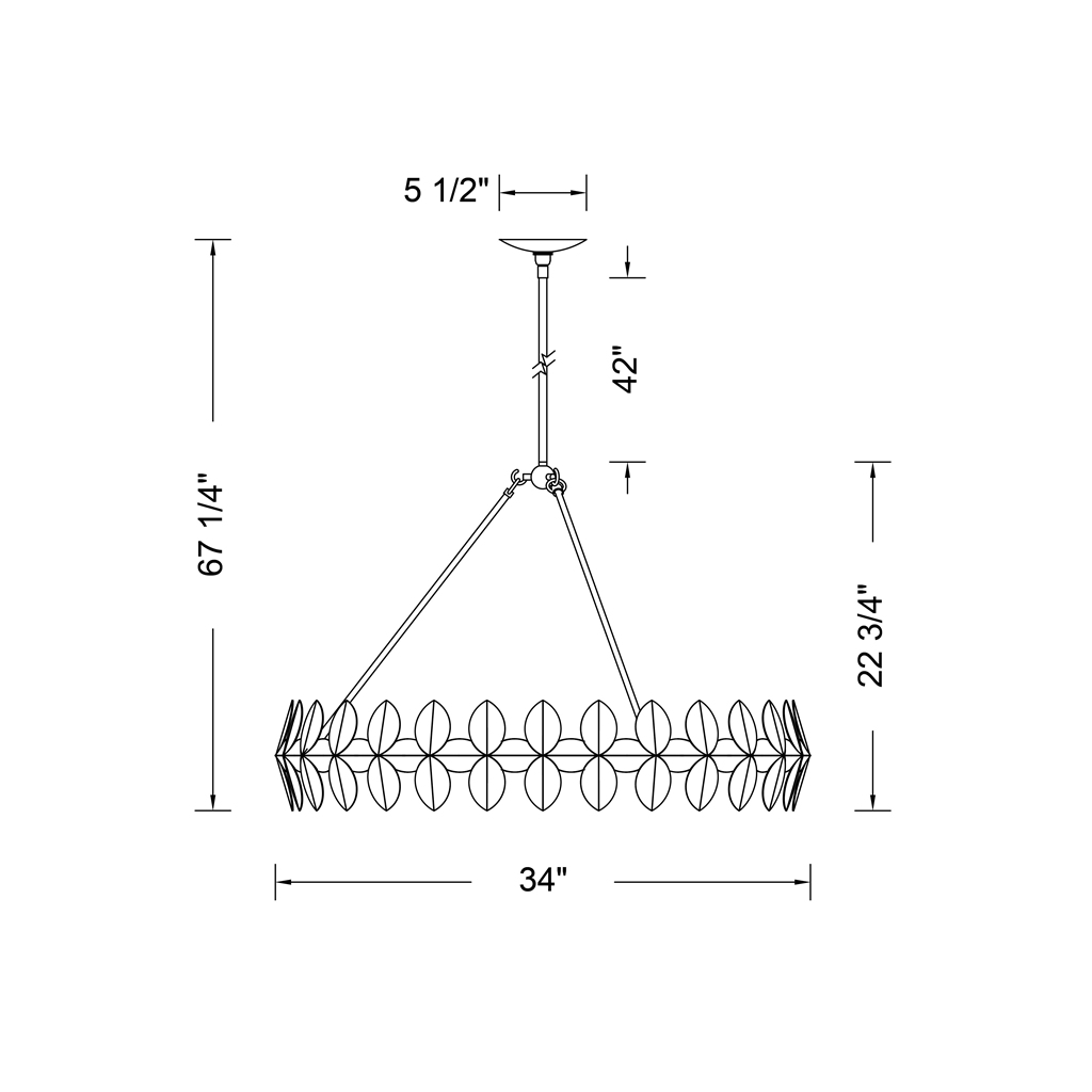 Vittoria 34-in 9 Light (40-watt) Pearlized Antique Brass Chandelier - Image 12