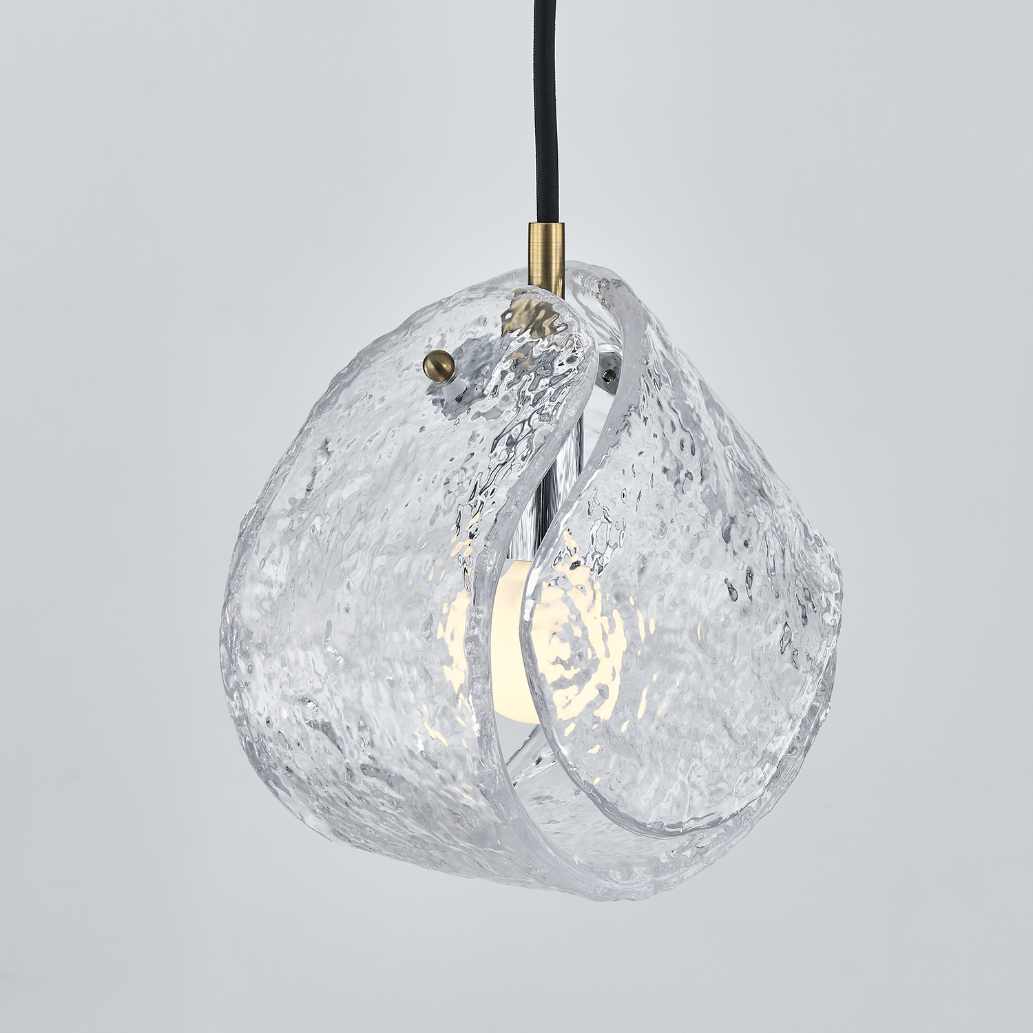 Pallina 7.5-in 1 Light (40-watt) Winter Brass Pendant - Image 2