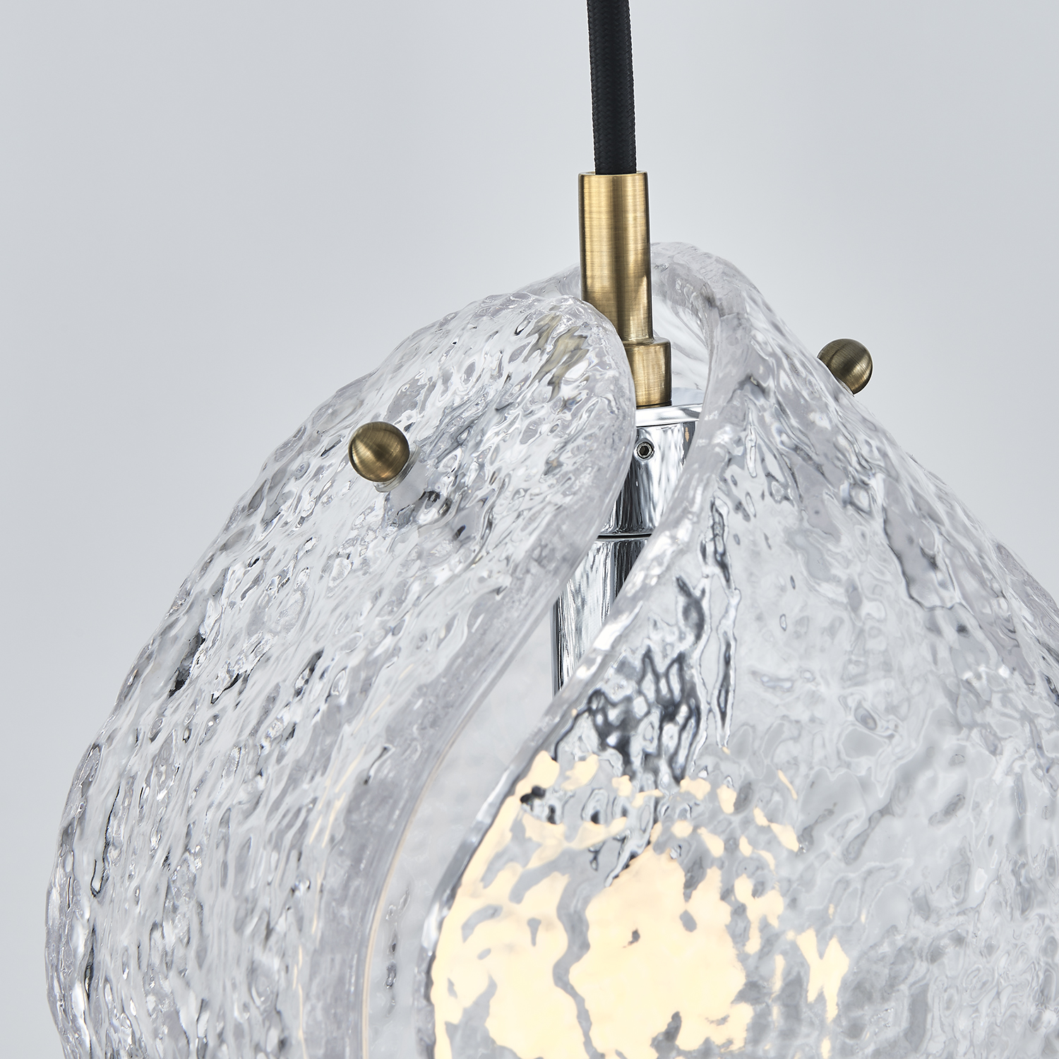 Pallina 7.5-in 1 Light (40-watt) Winter Brass Pendant - Image 3