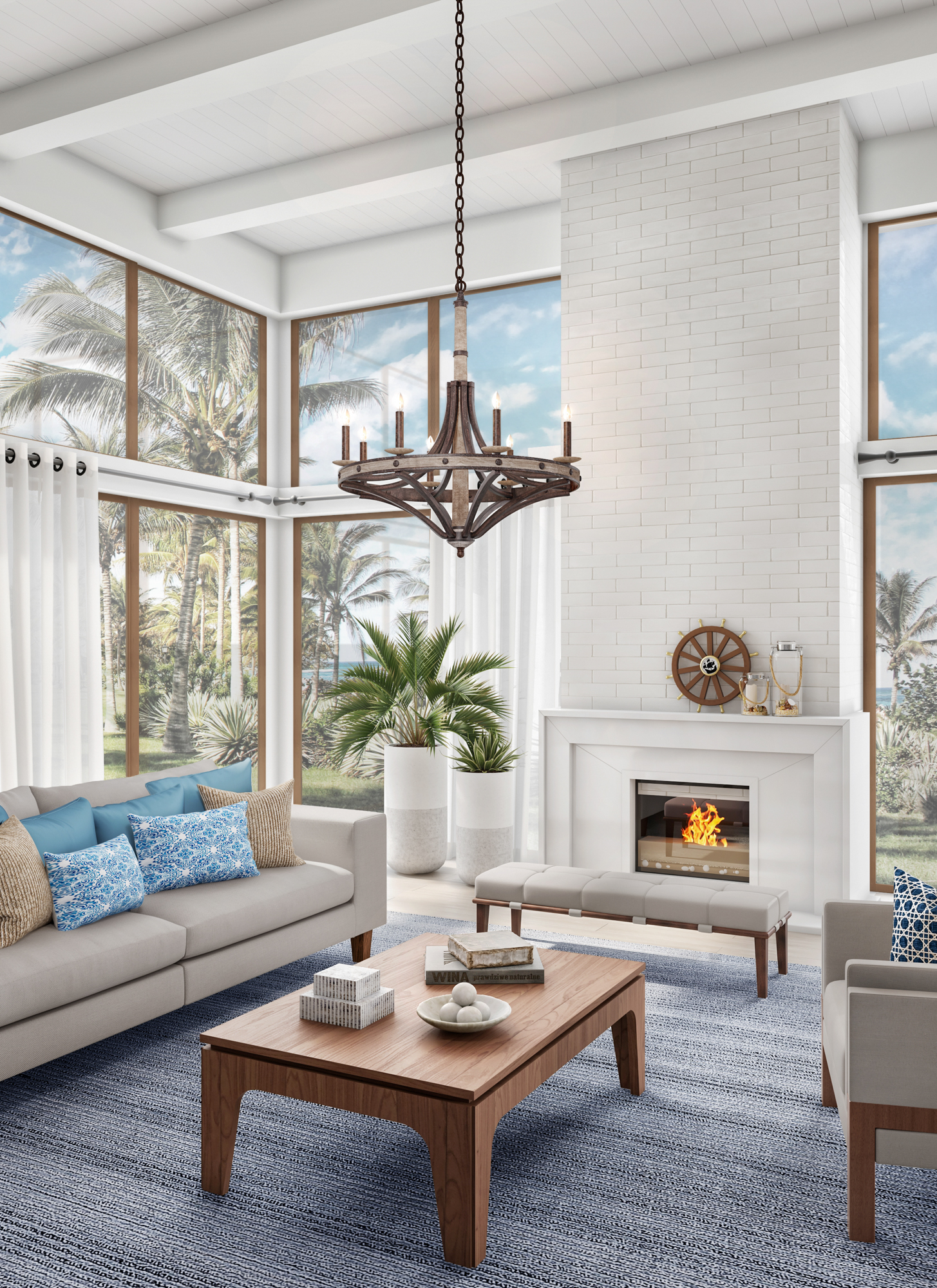 Coronado 8 LT Round Chandelier - Image 2