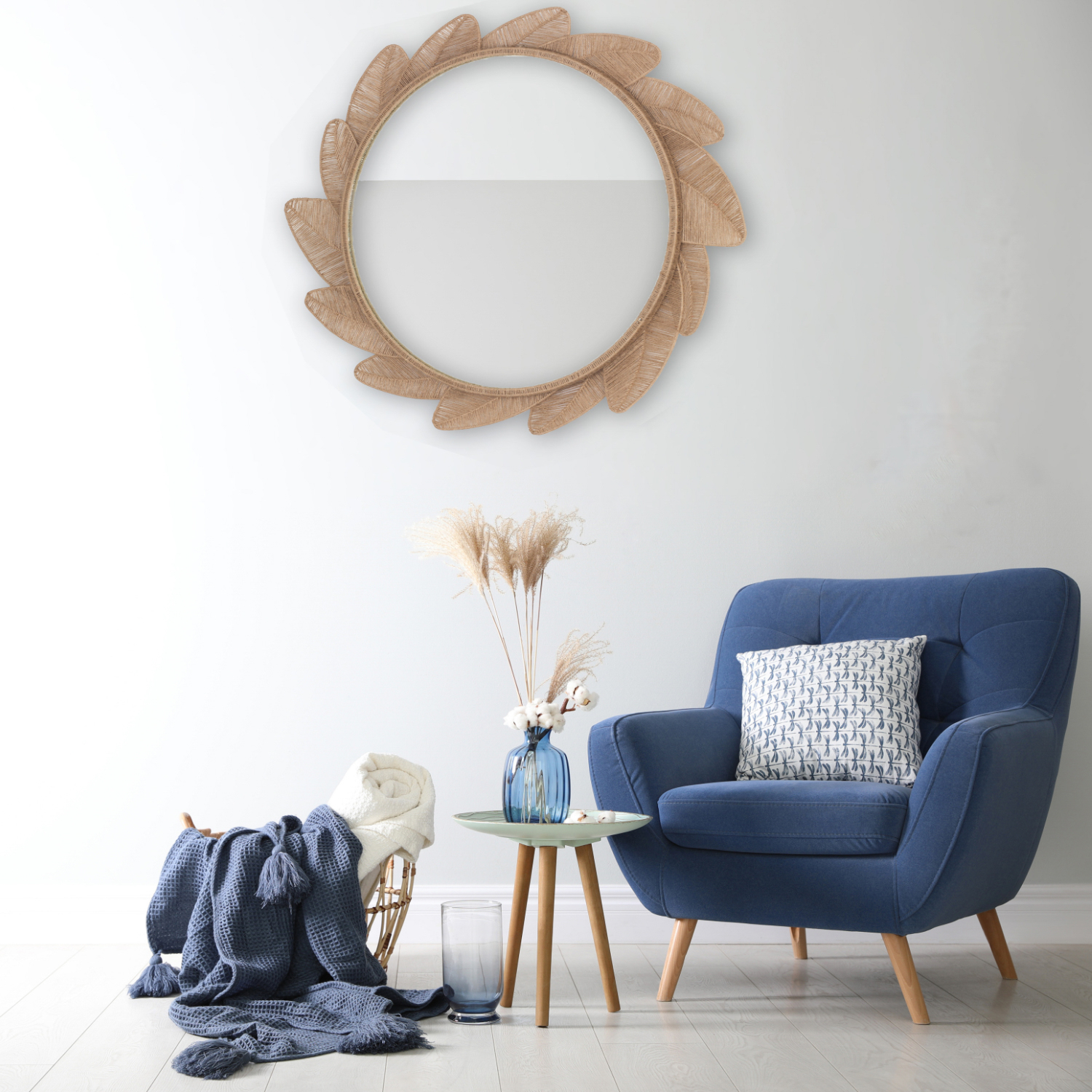 FOGLIE JUTE MIRROR - Image 6