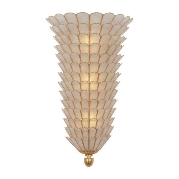 Samal 19.25-in 3 Light (40-watt) Oxidized Gold Leaf Tall Wall Sconce