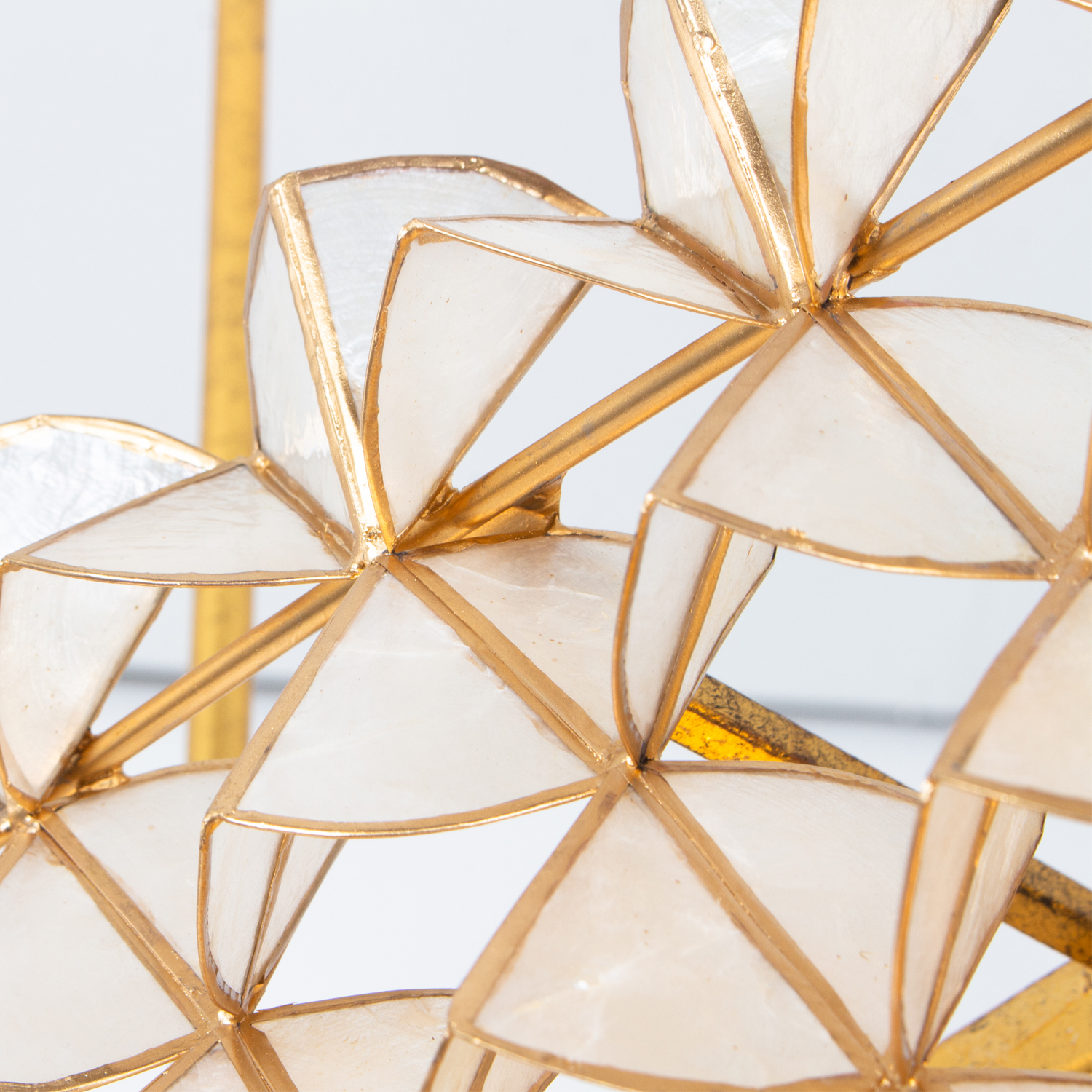 Flair 61-in 9 Light (40-watt) Oxidized Gold Leaf Linear Pendant - Image 10