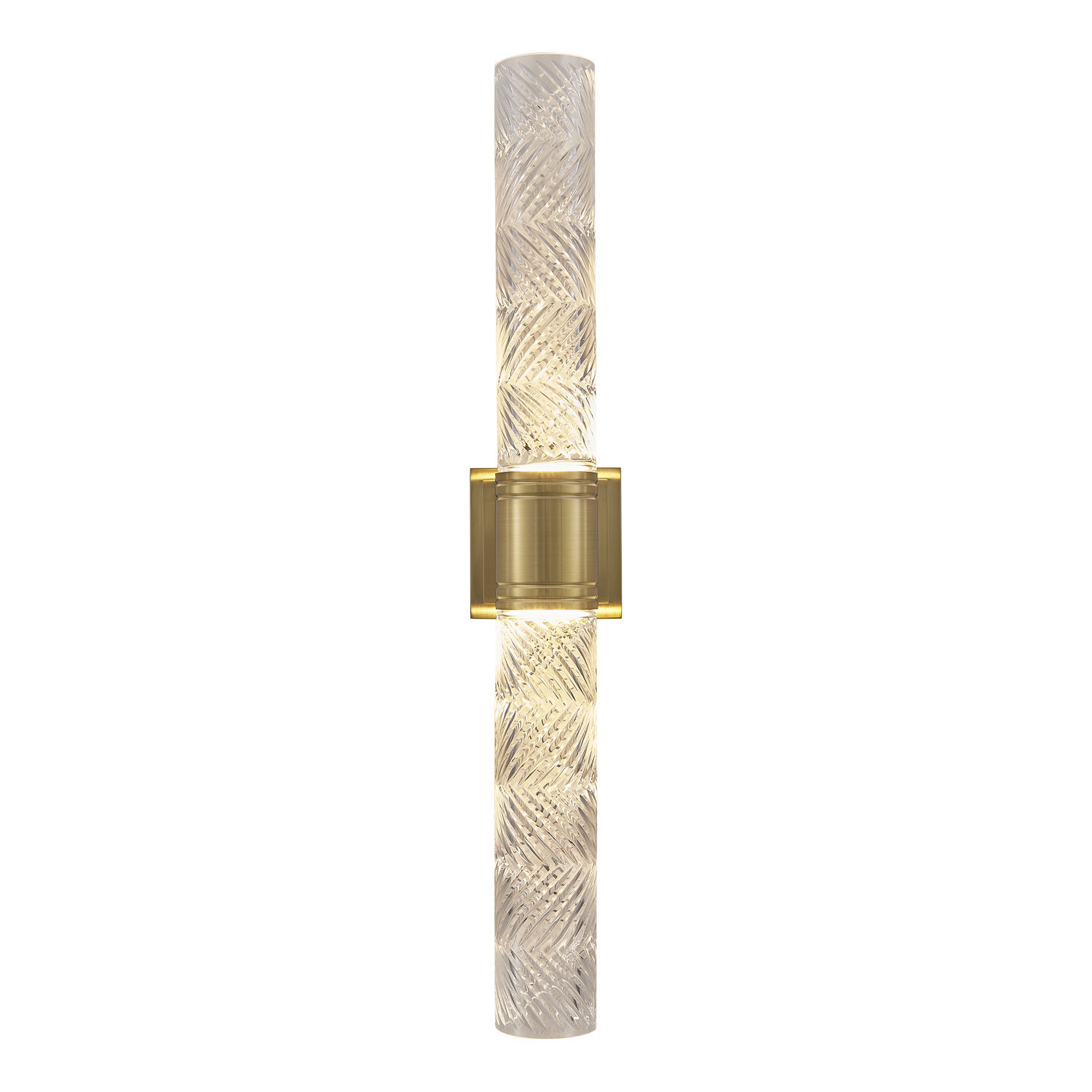 Kiriko 28-in (12-watt) LED Winter Brass Wall Sconce